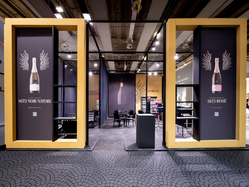 Foto vom Vinitaly 2025 Messestand